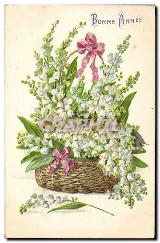 Cartes postales Fantaisie Fleurs Muguet