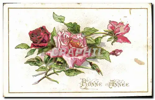 Cartes postales Fantaisie Fleurs