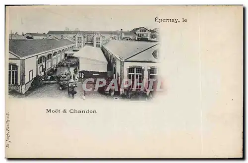 Cartes postales Folklore Vin Vendanges Champagne Moet & Chandon Epernay