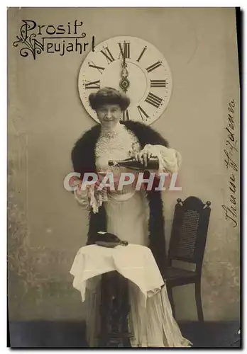 Cartes postales Fantaisie Femme Champagne