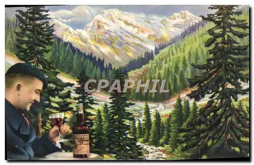 Ansichtskarte AK Publicite Clacquesin Aperitif