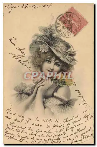 Cartes postales Fantaisie Illustrateur Femme