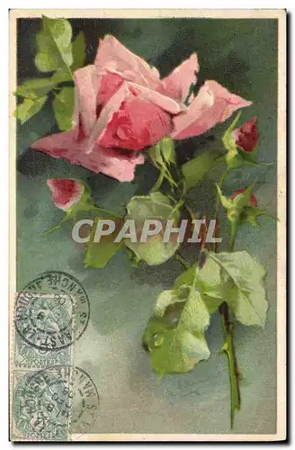 Cartes postales Fantaisie Fleurs