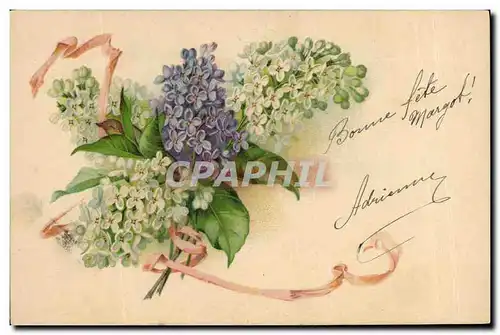 Cartes postales Fantaisie Fleurs