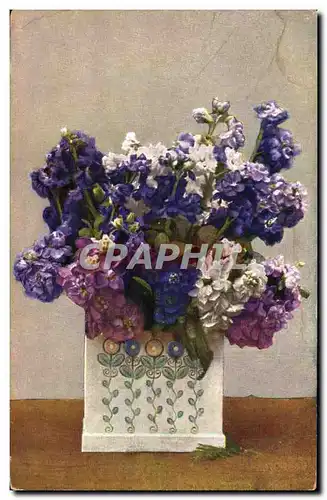 Cartes postales Fantaisie Fleurs