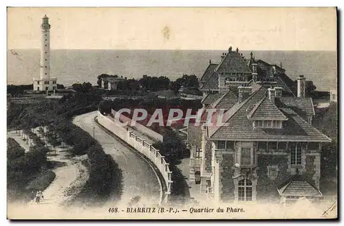 Ansichtskarte AK Biarritz Quartier du Phare