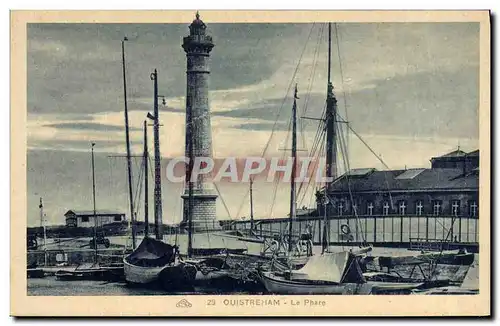 Ansichtskarte AK Phare Ouistreham Bateaux