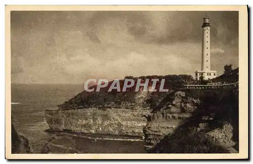 Ansichtskarte AK Phare Biarritz Le Cap Saint Martin et le phare