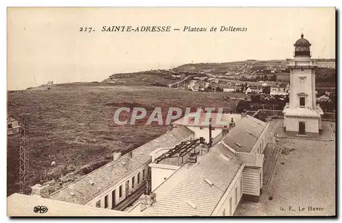 Ansichtskarte AK Phare Sainte Adresse Plateau de Dollemar