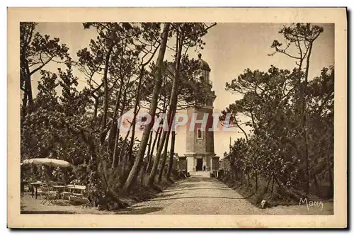 Ansichtskarte AK Phare Environs de Dieppe Varrengeville sur Mer Le phare d&#39Ailly