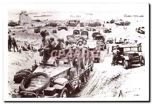 Cartes postales moderne Militaria Le debarquement allie et la bataille de Normandie 7 juin 1944