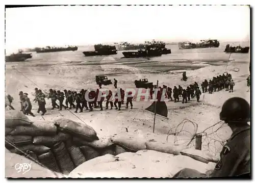 Cartes postales moderne Militaria Debarquement de Normandie Formidable deploiement de forces navales en Normandie