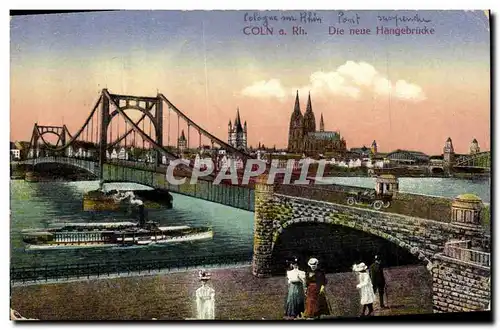 Cartes postales Pont Coln Die neue Hangebrucke