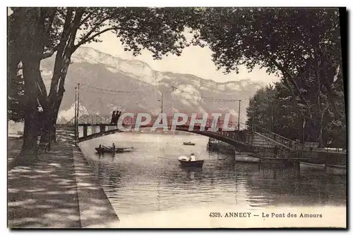Cartes postales Pont des amours Annecy