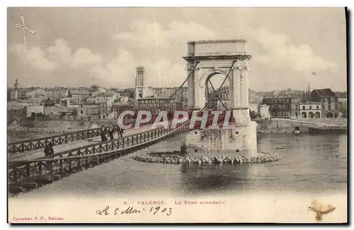 Cartes postales Pont suspendu Valence