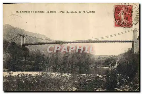 Ansichtskarte AK Pont Environs de Lamalou les Bains Pont suspendu de Tarassac