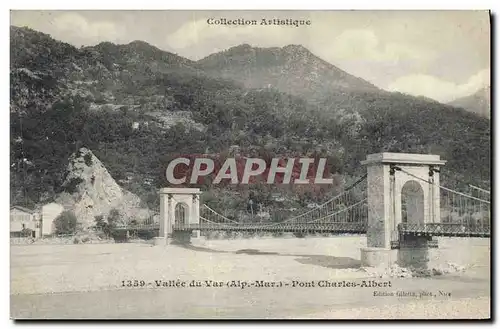 Cartes postales Pont Charles Albert Vallee du Var