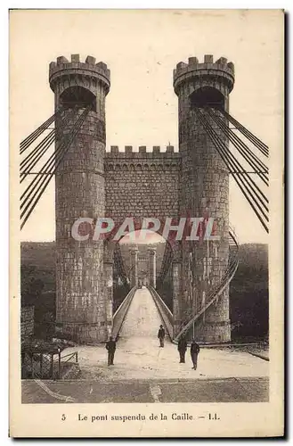 Cartes postales Pont suspendu de la Caille