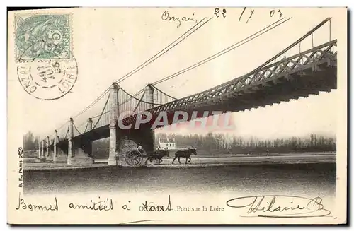 Cartes postales Pont sur le Loire Onzain