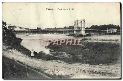 Cartes postales Pont sur la Loire Feurs
