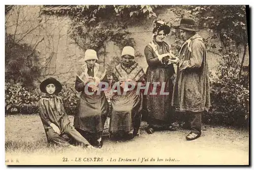 Cartes postales Folklore Centre Les brodeuses