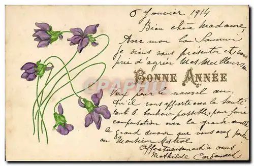 Cartes postales Fantaisie Fleurs