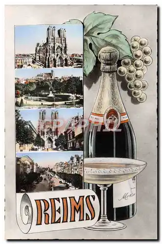 Cartes postales moderne Folklore Vin Vendange Champagne Reims