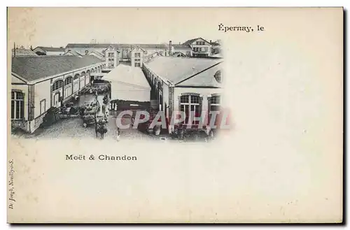 Cartes postales Folklore Vin Vendange Champagne Moet & Chandon Epernay