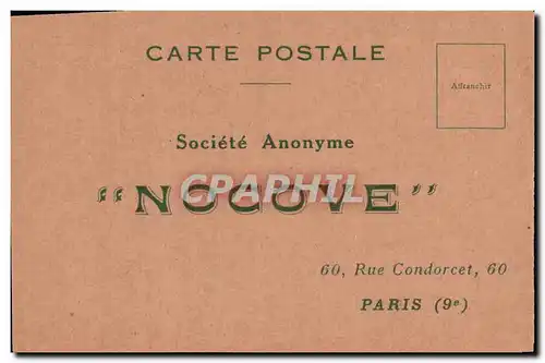 Cartes postales Publicite Nocove Rue Condorcet Paris 9eme