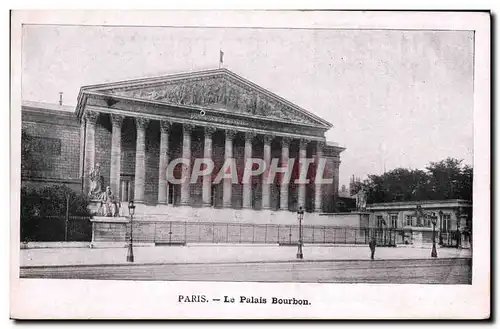 Cartes postales Publicite Oriflamme Petrole de Luxe Paris Le Palais Bourbon