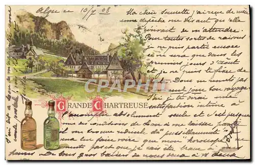 Cartes postales Publicite Grande Chartreuse