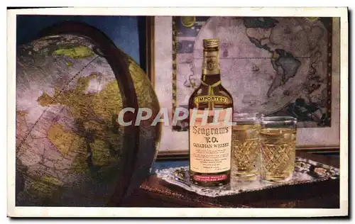 Cartes postales Publicite Seagram&#39s Canadian Whisky