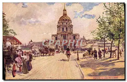 Ansichtskarte AK Fantaisie Illustrateur Stein Paris Les Invalides