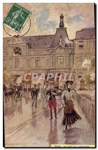 Cartes postales Fantaisie Illustrateur Stein Paris Le pont du Carrousel