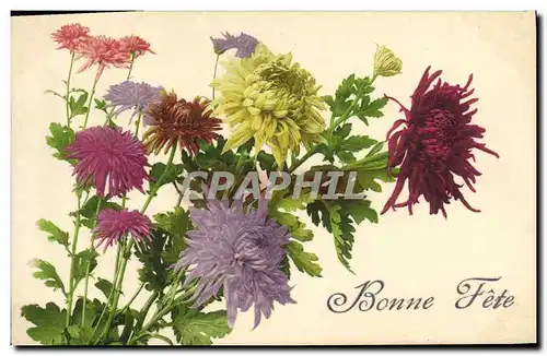 Cartes postales Fantaisie Fleurs