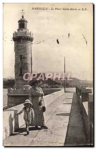 Ansichtskarte AK Phare Sainte Marie Marseille Enfant