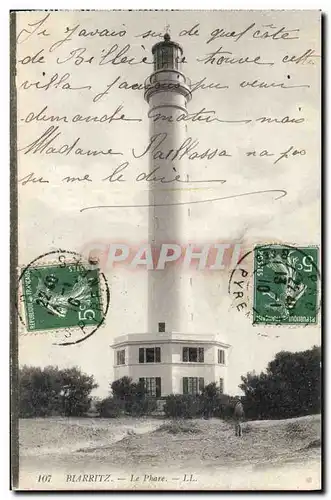 Cartes postales Phare Biarritz