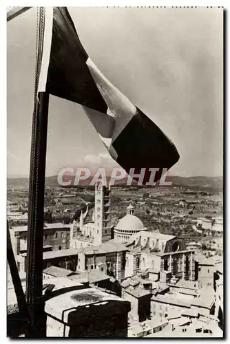 Moderne Karte Militaria De Tunis a Sienne 3 jullet 1944 Le drapeau Francais flotte sur l&#39hotel de ville a S