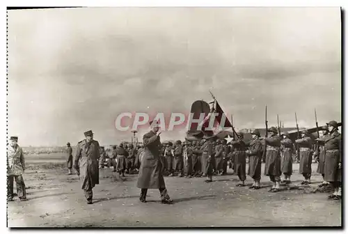 Moderne Karte Militaria De Tunis a Sienne Voyage d&#39inspection du General de Gaulle sur le front d&#39Italie