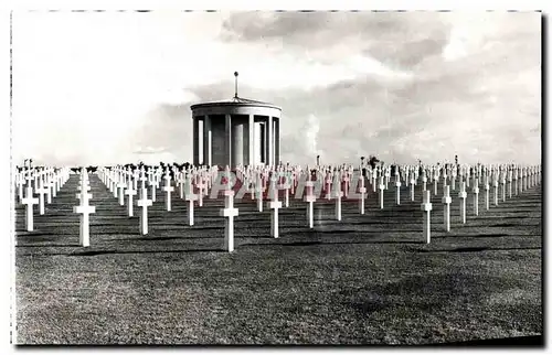 Moderne Karte Militaria Saint Laurent sur Mer La chapelle du cimetiere americain