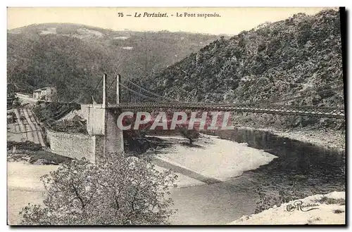 Cartes postales Pont suspendu Le Pertuiset