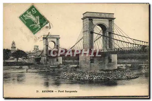 Cartes postales Pont suspendu Avignon