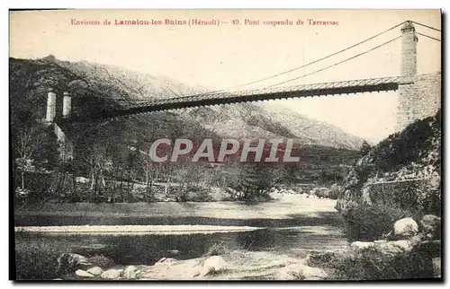 Ansichtskarte AK Pont suspendu de Tarrassac Environs de Lamalou les Bains