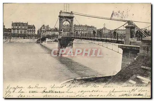 Cartes postales Pont Lyon Passerelle du Lycee