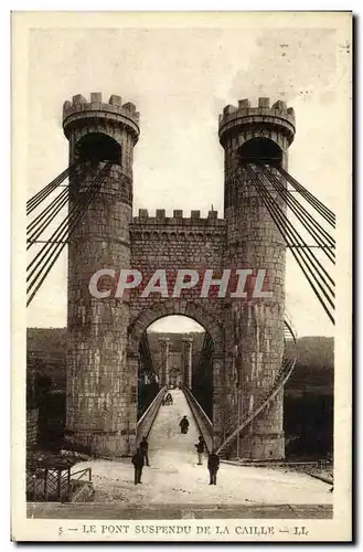 Cartes postales Pont suspendu sur la CAille