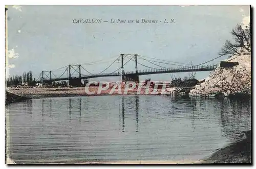 Ansichtskarte AK Pont sur la Durance Cavaillon