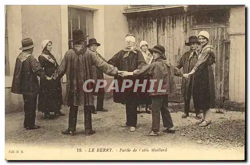 Ansichtskarte AK Folklore Le Berry Partie de Colin Maillard