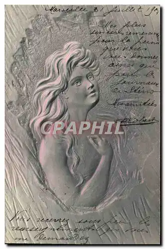 Cartes postales Fantaisie Femme (en relief)