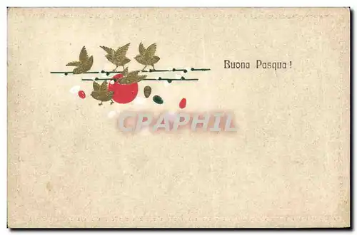 Cartes postales Fantaisie Paques Oiseau