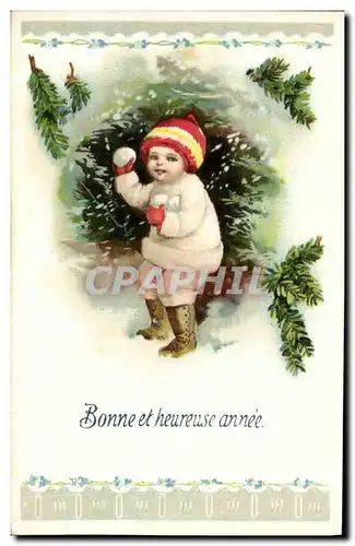 Cartes postales Fantaisie Fleurs Enfant